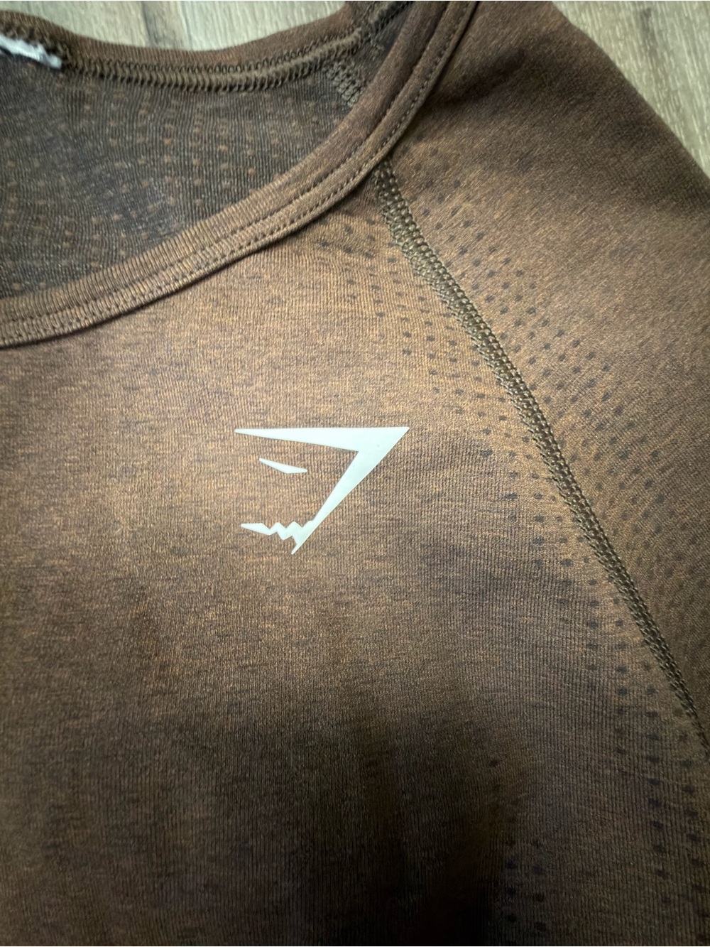 Gymshark Seamless Long Sleeve Crop Top – Women’s Size Large - Picture 4 of 5